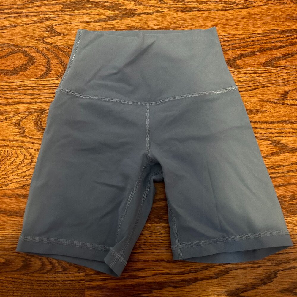 Lululemon Teal Biker Shorts